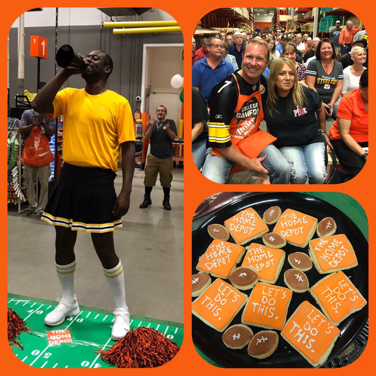 jzeilerman's tweet photo. Winifred, I mean Winfield lost the contest and had to lead the cheer! Good sport. 🤸🏿‍♂️🤸🏿‍♂️🤸🏿‍♂️@Paul_Haitsch @Brandon_Carmean @HD2306 https://t.co/qMB7Os3A2E