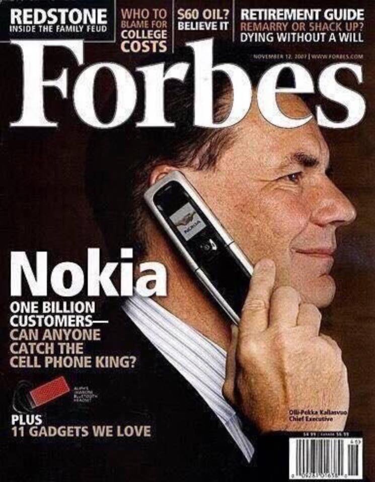 Old @forbes cover on <a href="/nokia/">Nokia</a>