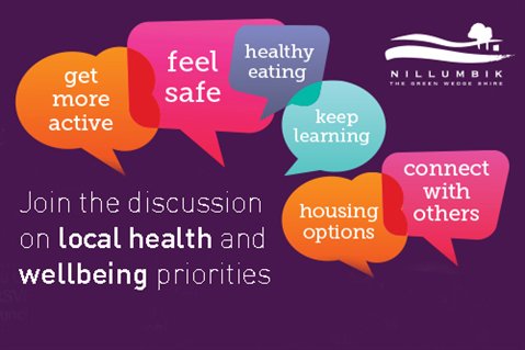 Have your say on our draft Health &amp; Wellbeing Plan here nillumbik.vic.gov.au/Council/Commun…