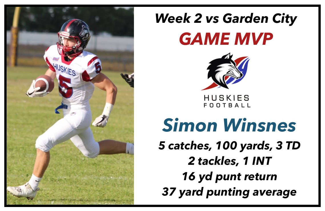 Literally all over the field this week! Your game MVP. #HuskyPride