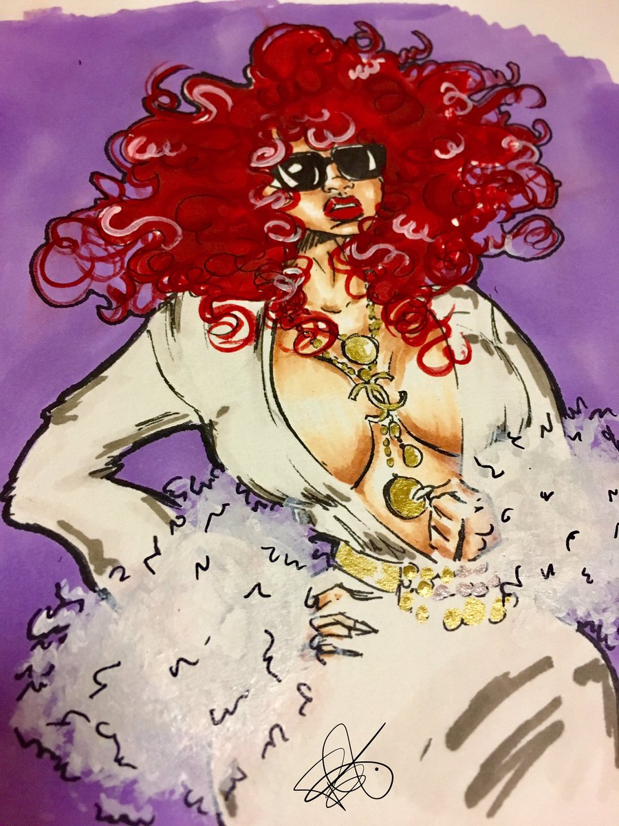 bynissymarie's tweet photo. 🍾 artwork by #nissymarie | @iamcardib #CardiB #bodakyellow #bloodybarz https://t.co/gixHk5jZWk
