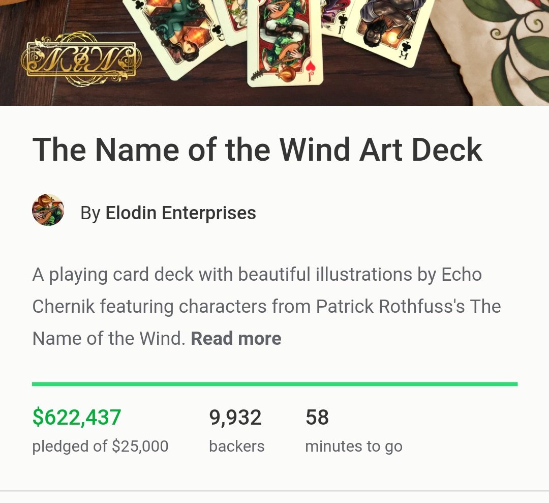 One. Hour. Left.
bit.ly/NOTWArtDeck/