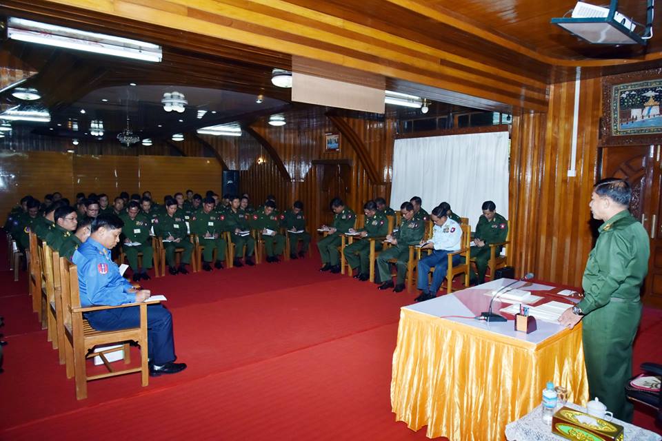 Duties and actions must be in line with the law
တာ၀န္နွင့္လုပ္ရပ္မ်ား ဥပေဒနွင့္အညီျဖစ္ရမည္ဟု
ေျပာၾကား