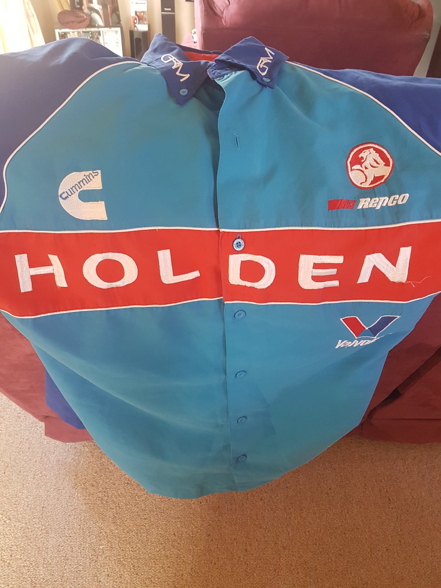 Sgoodman980's tweet photo. Got the retro shirt out for #Sandown500  retro round. #supercars @supercars  @GRMotorsport @GarthTander https://t.co/sykIICc8oI