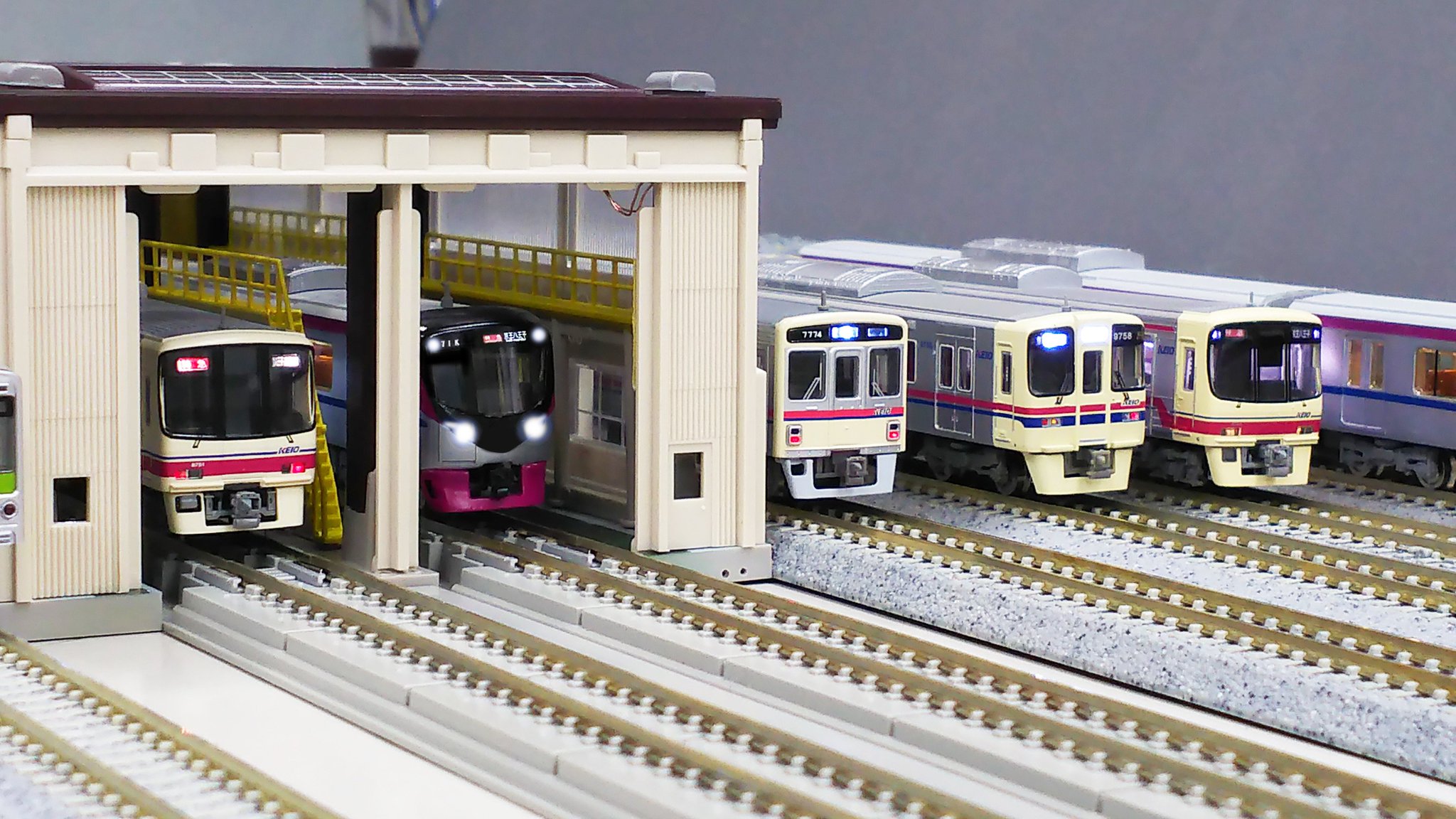 Nゲージ 井中駅 KIOSK ケロロ軍団 Nゲージ 井中駅 KIOSK ケロロ軍団 ケロロ軍曹』が東京駅