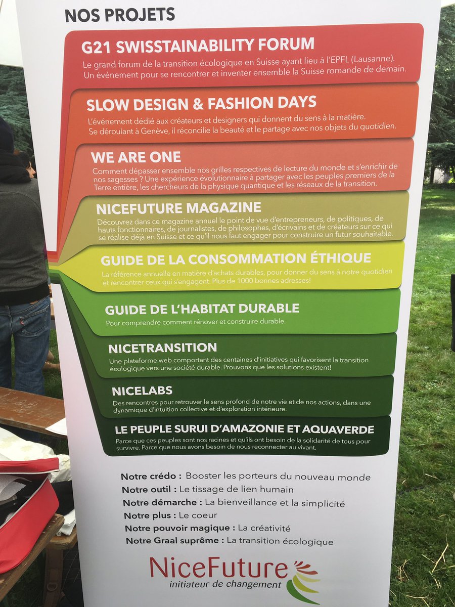 nicefuture_ch's tweet photo. NiceFuture à @alternatibalem pour informer le public du prochain Slow Design &amp; Fashion Days (@slow_ch 8-10.12). Passez nous voir! 😊 #altlem https://t.co/fjdpDrRYnJ