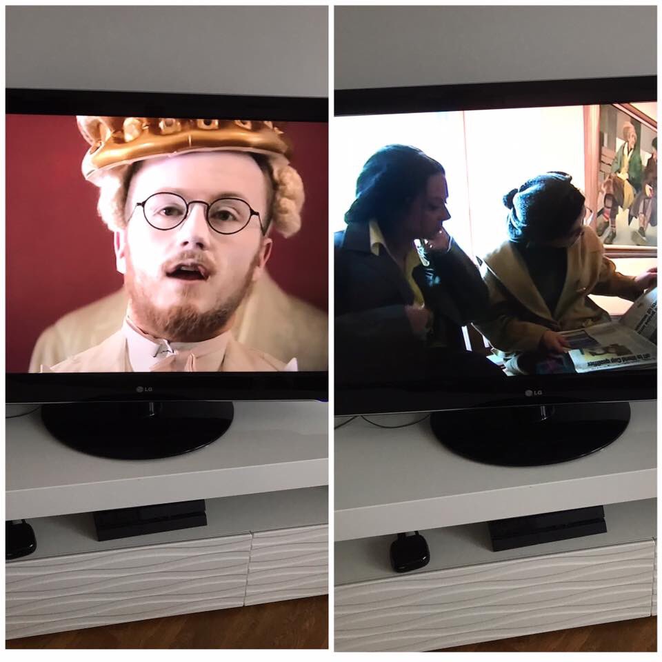 ZeroThree15's tweet image. Did anyone spot us on STV news on Tuesday?

Here is a wee snapshot of Albert and our Two Auld Wifies!

#zerothree15 #mcmanus150