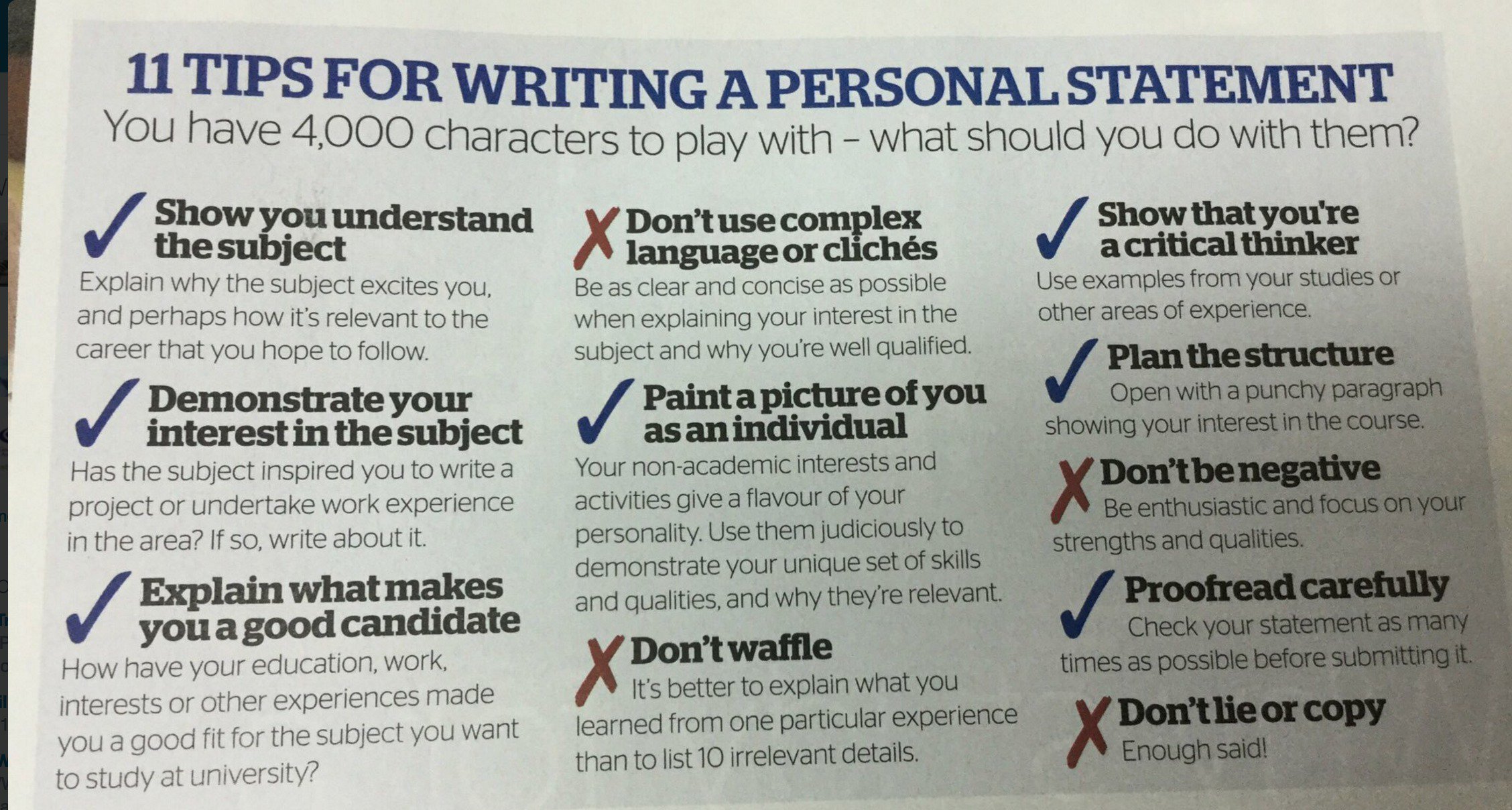 Historychappy on Twitter: "21 Tips for Writing a Personal