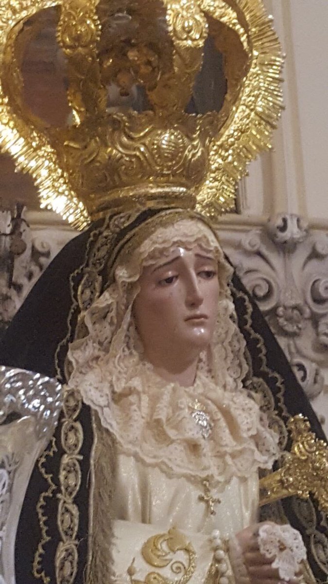 PollinicaAtq's tweet photo. Anoche acompañamos en la Santa Misa a la Virgen de los Dolores @Agrup_Antequera https://t.co/CqGPd9Fkxx