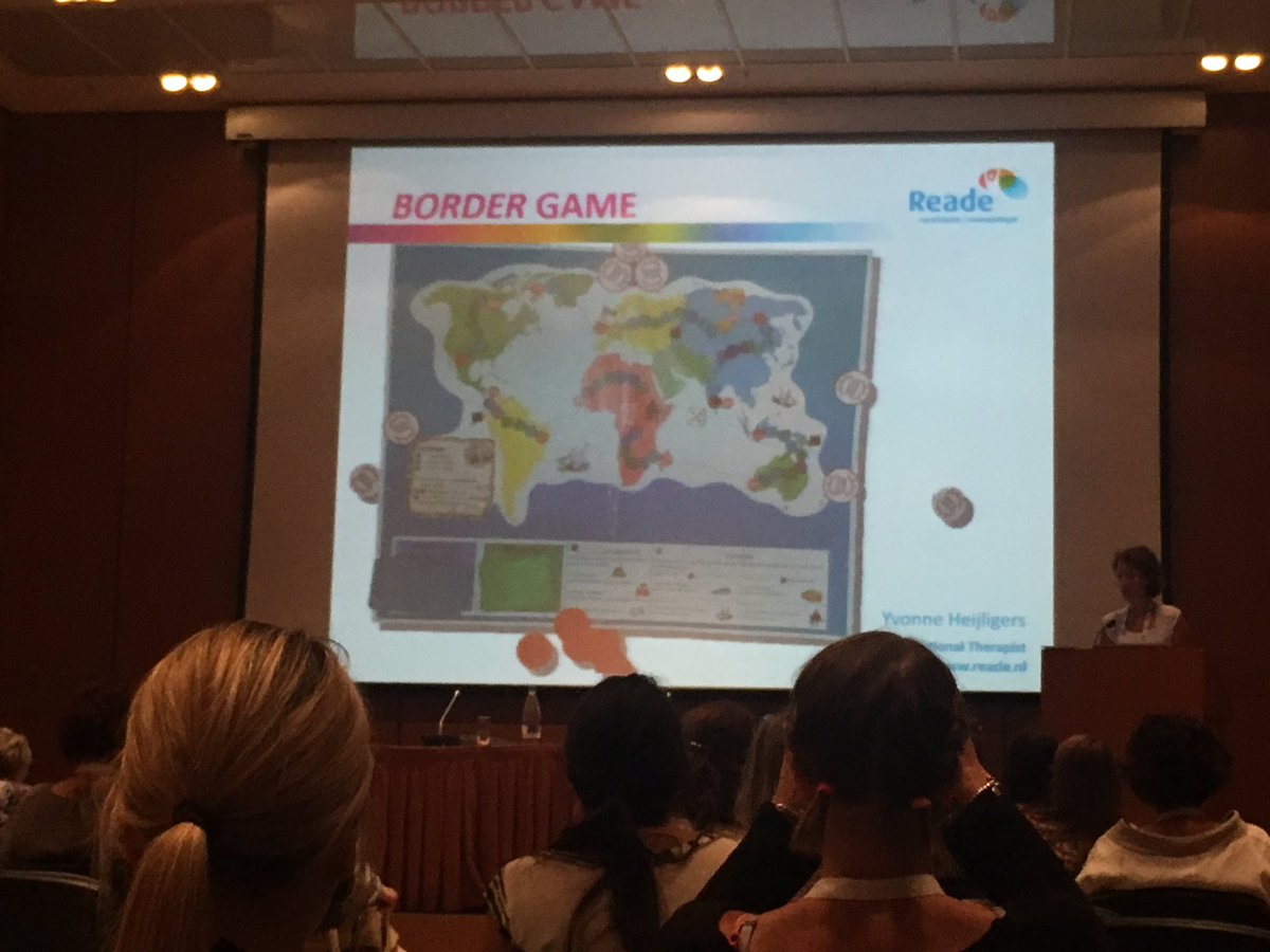 SimonRStones's tweet photo. The border game enables young people with JIA to do something completely different than just talking about JIA #PReS2017 #ENCA2017 https://t.co/2MFzYCmlUM
