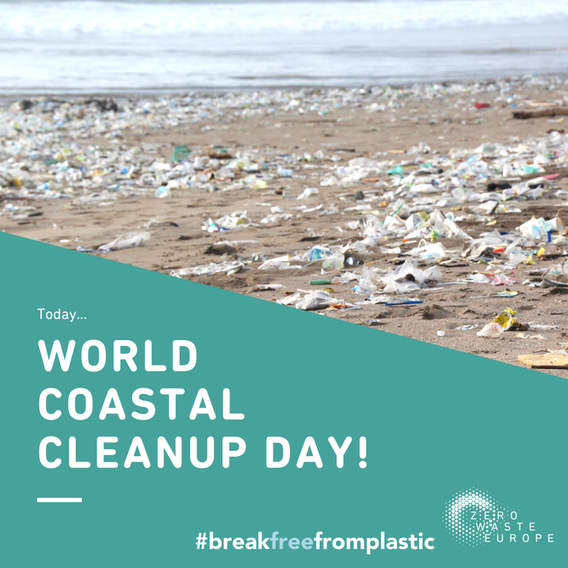zerowasteeurope's tweet photo. We cannot clean our way out of #plasticpollution until we tackle its root cause. #CoastalCleanupDay #RethinkPlastic  https://t.co/0HYjGNbEnd https://t.co/PGb7nB2fhc