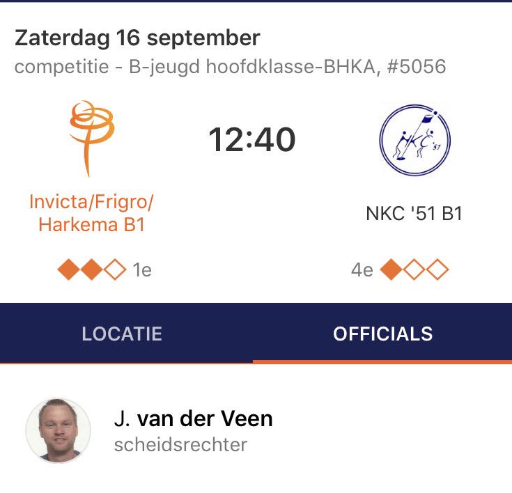 HAVIC_FRL's tweet photo. 12:40 u. HAVIC B1 tegen NKC'51 B1 thuis in Kollum #BHKA https://t.co/JY7mYvD1dw