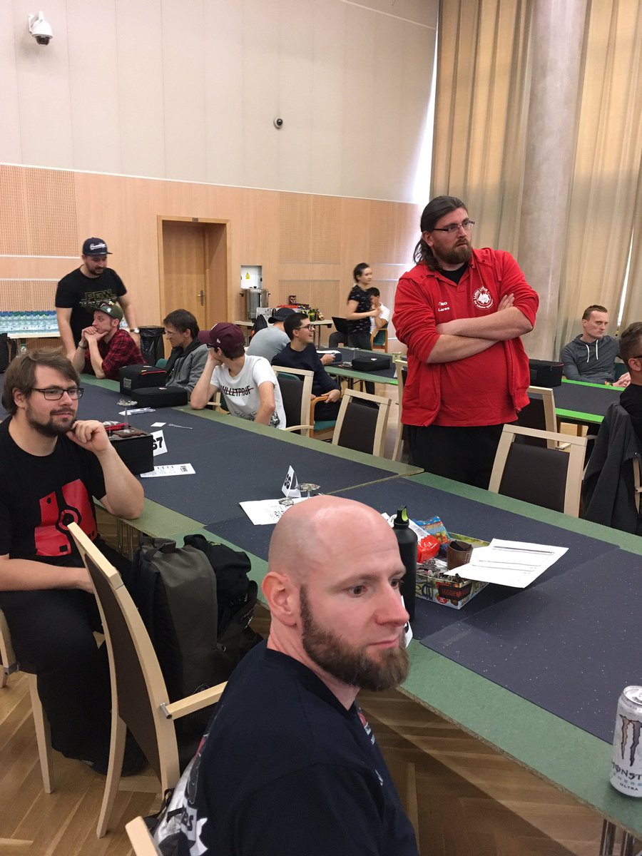 AggromechBerlin's tweet photo. X-Wing Polish Nationals gehen gleich los! Mit dabei: Thilo, Mark, Enno und Timo
#xwing #ffg #Nationals #Aggromech https://t.co/mcJTcuXKPC