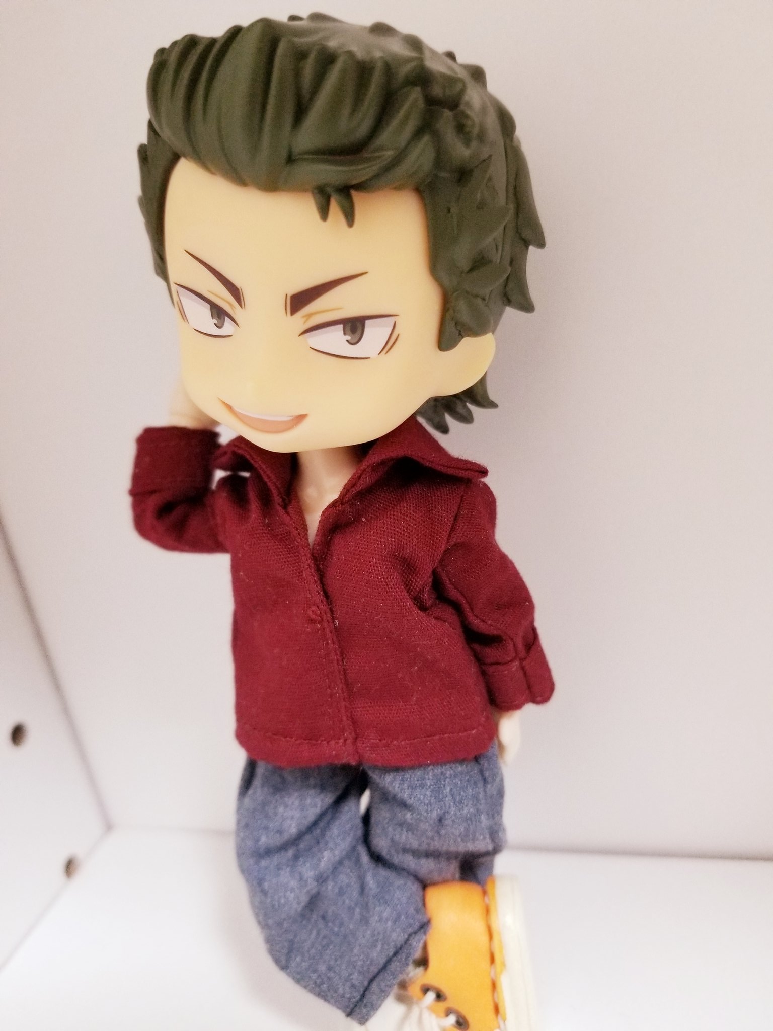 座木 充琉さんに教えていただいた組み合わせに 髪を増毛して倉持くんをお迎え もう 倉持がわからなくなってきて あれ もっちんの髪ってこーだったけ もっちんって誰だっけ もっちんもっちんもっちん っと もっちタルト崩壊したので 家では