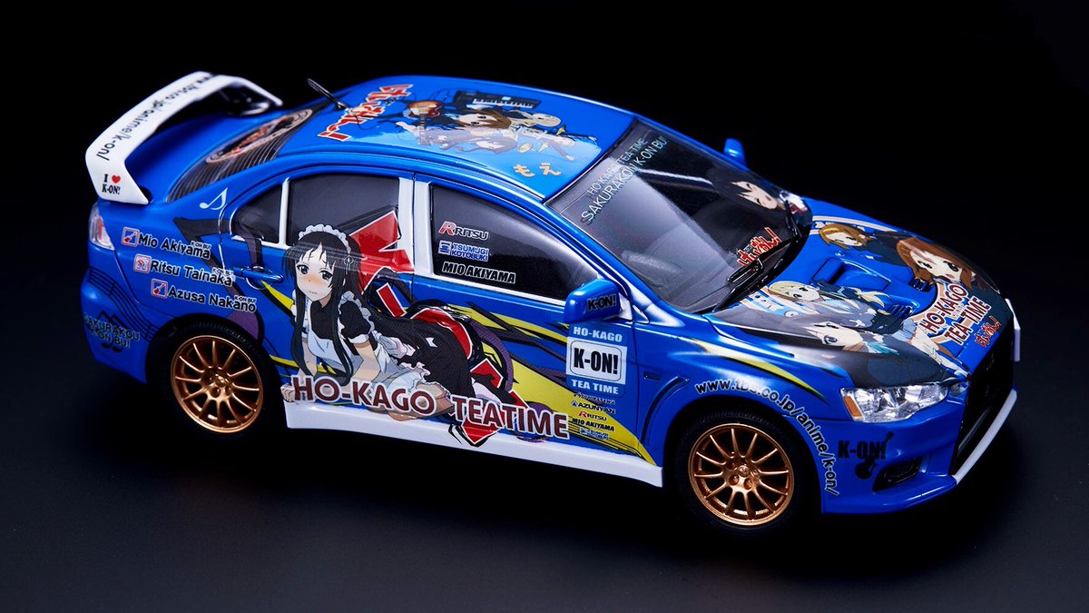 けいおん！痛車ミニカー RE AMEMIYA RX-8 ブルー（秋山澪ver.） けいおん 痛車 プラモデル Amazon けいおん 痛車 プラモデル AE86 田中