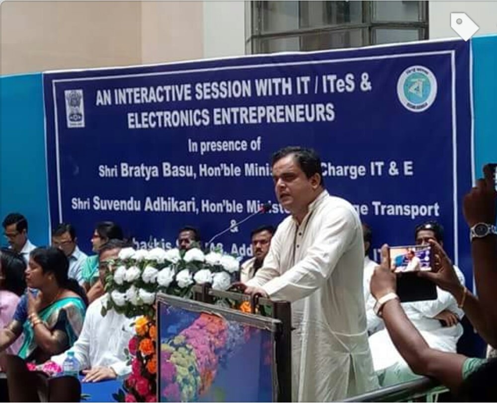 itpcellwb's tweet image. Sensitization programme at Haldia IT Park