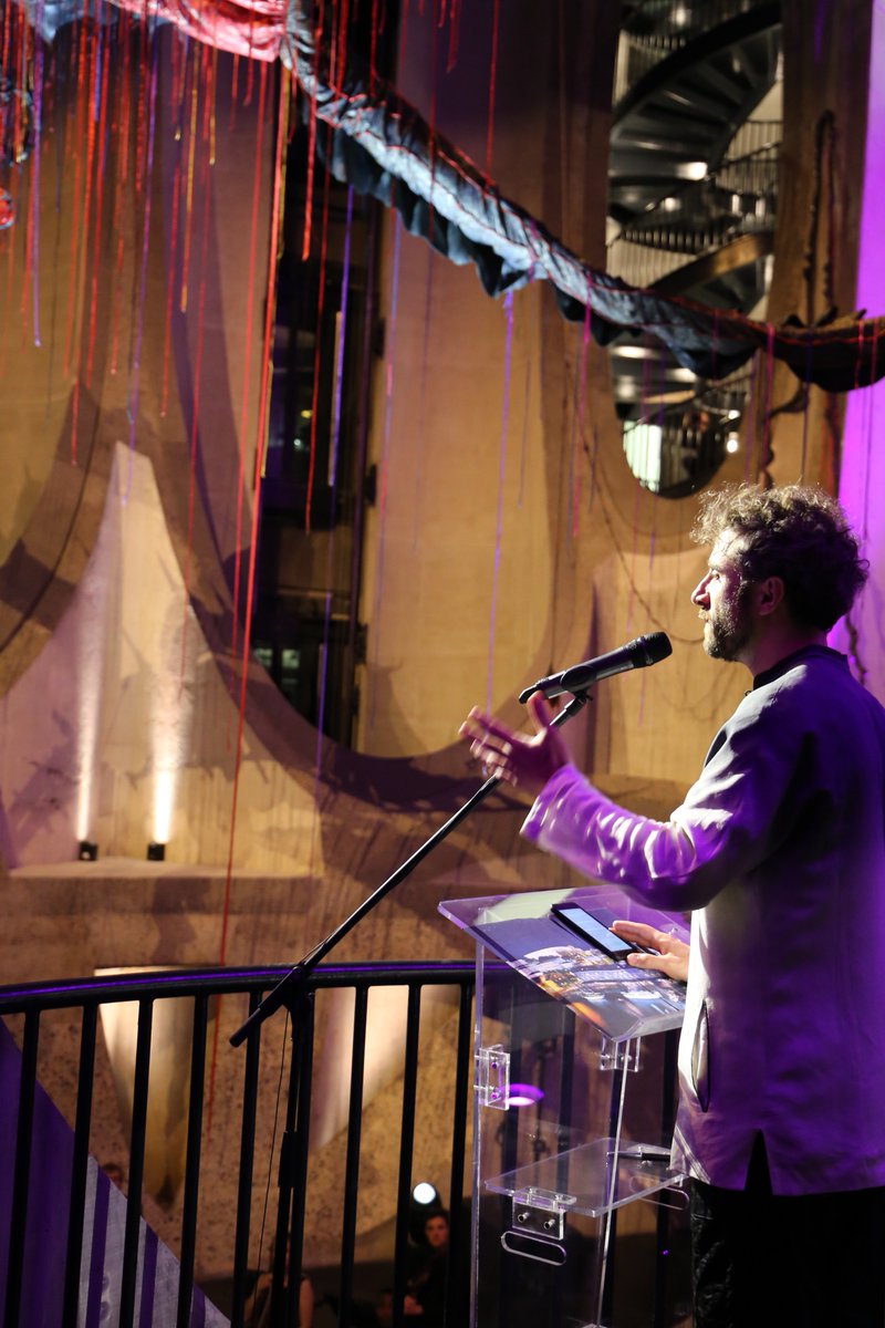 ZeitzMOCAA's tweet photo. David Green & Thomas Heatherwick gave compelling speeches at the #PreviewDinner presented by @StandardBankZA Wealth and Investment. https://t.co/uo1A4Axb8v