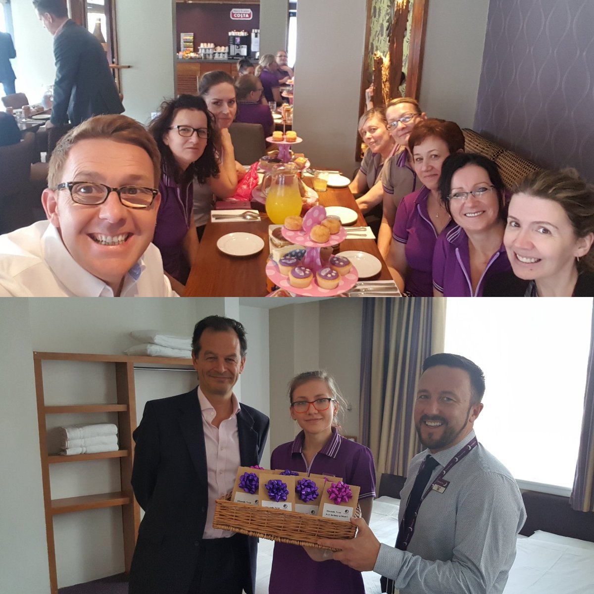 Nicholas Cadbury - Whitbread Group Finance Director, joined us in Glasgow to help recognise our rock stars. #IHKAW #NorthernHospitality