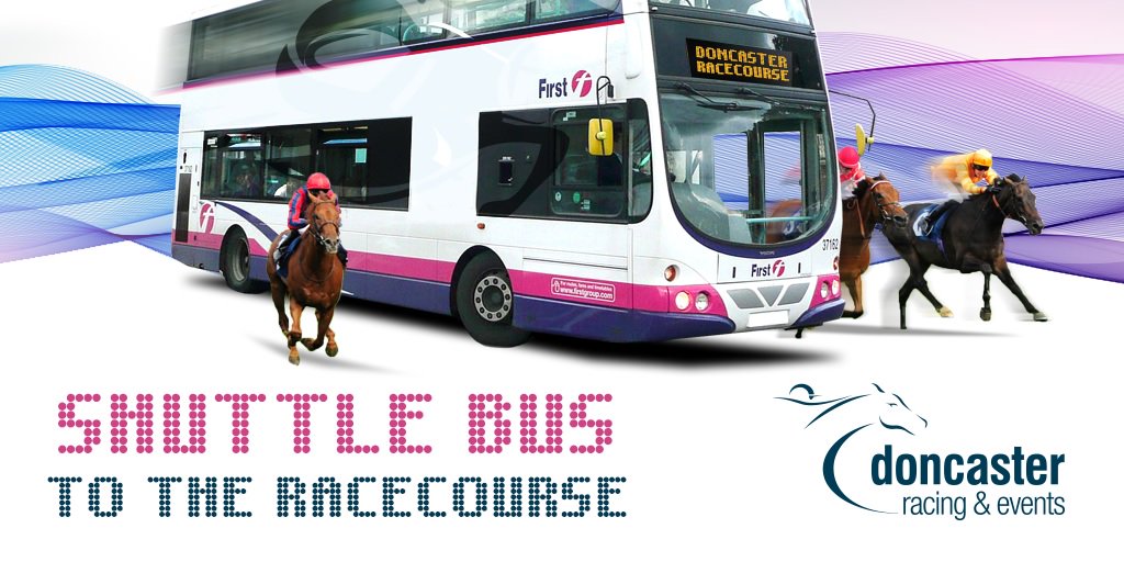 Heading to <a href="/WilliamHill/">William Hill</a> #StLeger Day?

Grab the @FirstSouthYorks shuttle bus from Doncaster Interchange to the Racecourse (£2.50 return) 🚍
