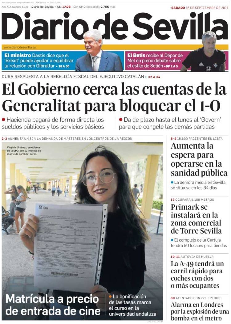 La bonificación del 99% de la matrícula universitaria ya es una realidad. Garantizamos la igualdad de oportunidades. diariodesevilla.es/sevilla/Matric…