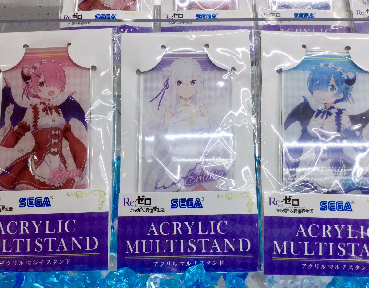 ゼロから始める異世界生活　リゼロ　セガコラボ　アクリルスタンド　レム　ラム Amazon.co.jp: リゼロから始める異世界生活 アクリルスタンド アクスタ