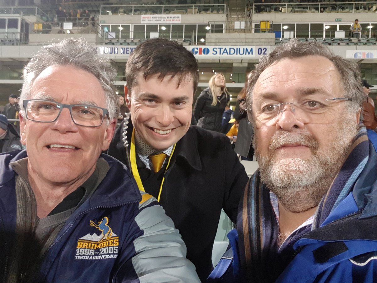 FlanneryDavid's tweet photo. Pumped4 #AUSvARG @giostadium #canberra @qantaswallabies v #argentina with @PGFoulkes &amp; good mate #JohnKitchen @abccanberra @CanberraHannah https://t.co/fwZ2DbSYGK