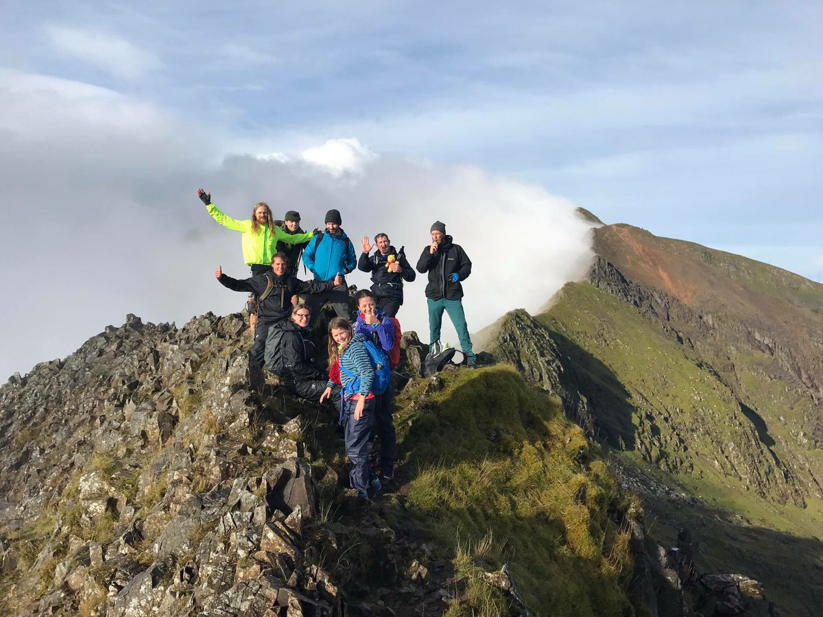 Start the clock! They are at the top of crib goch! facebook.com/charlottesange…