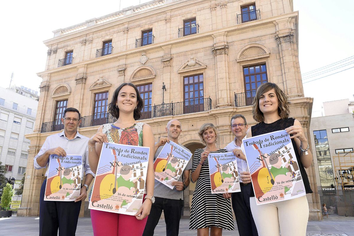 Ja ha arribat el dia!! Us esperem, a partir de les 18h a la Plaça Major de Castelló, a la Trobada de Rondes Tradicionals!!
