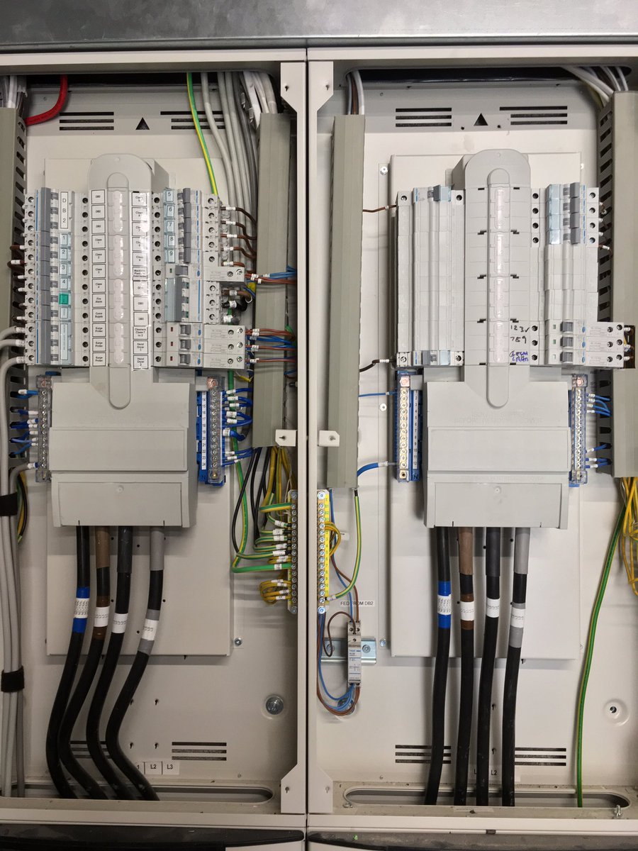 OysterElec's tweet photo. Proud to have completed a new science block for Priory School, Worle. Inc all power, Cat6a, Fibre, fire and Security alarms. #sparkslife https://t.co/ttVnUsnV8u