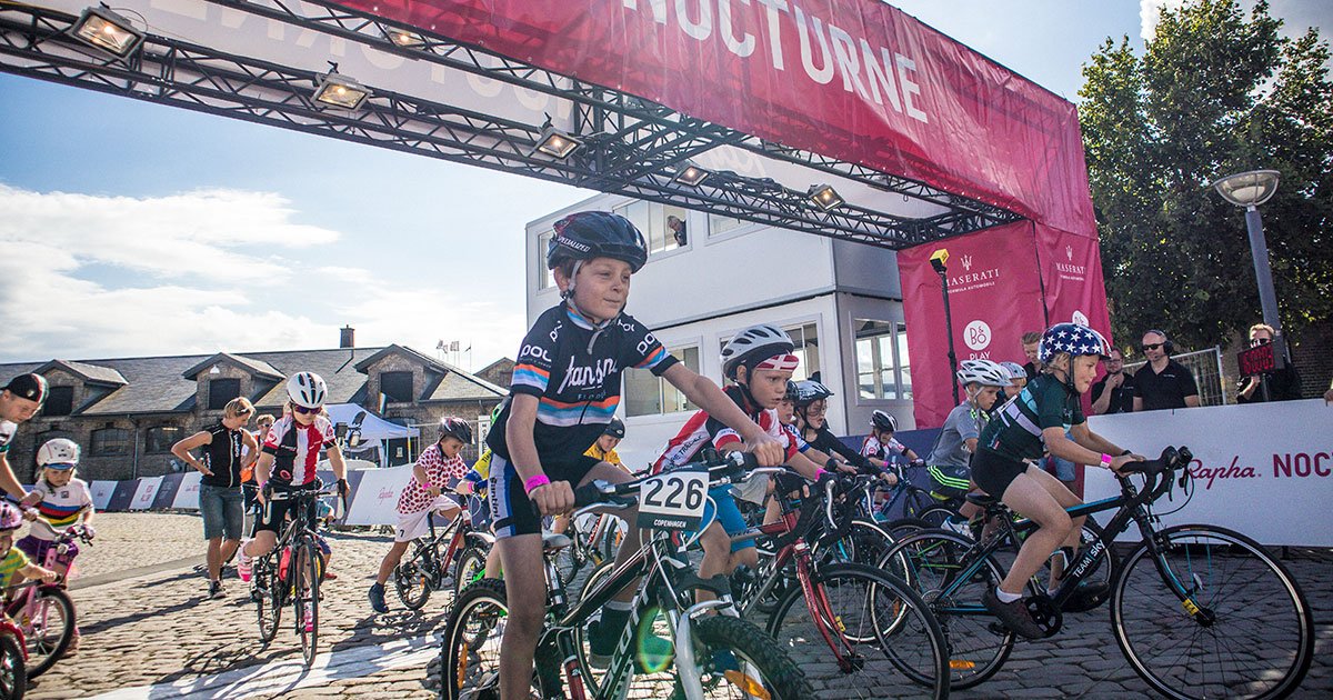 Rapha Nocturne Copenhagen kids race was cool. Some proper little racers rocked up 👍