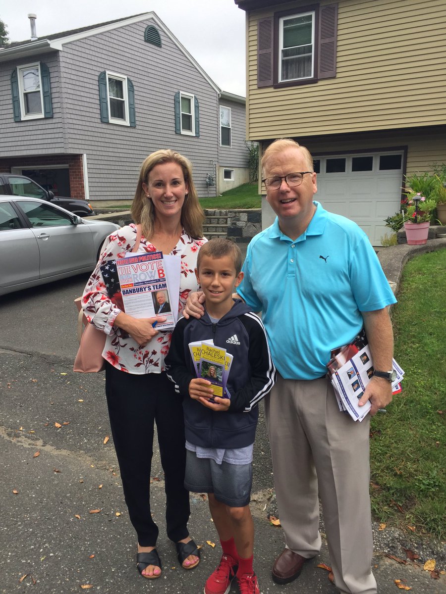 Thank you, <a href="/MayorMark/">ethan</a>, for hitting the streets with us! Let the canvassing begin! #voteRowB #DanburyPride