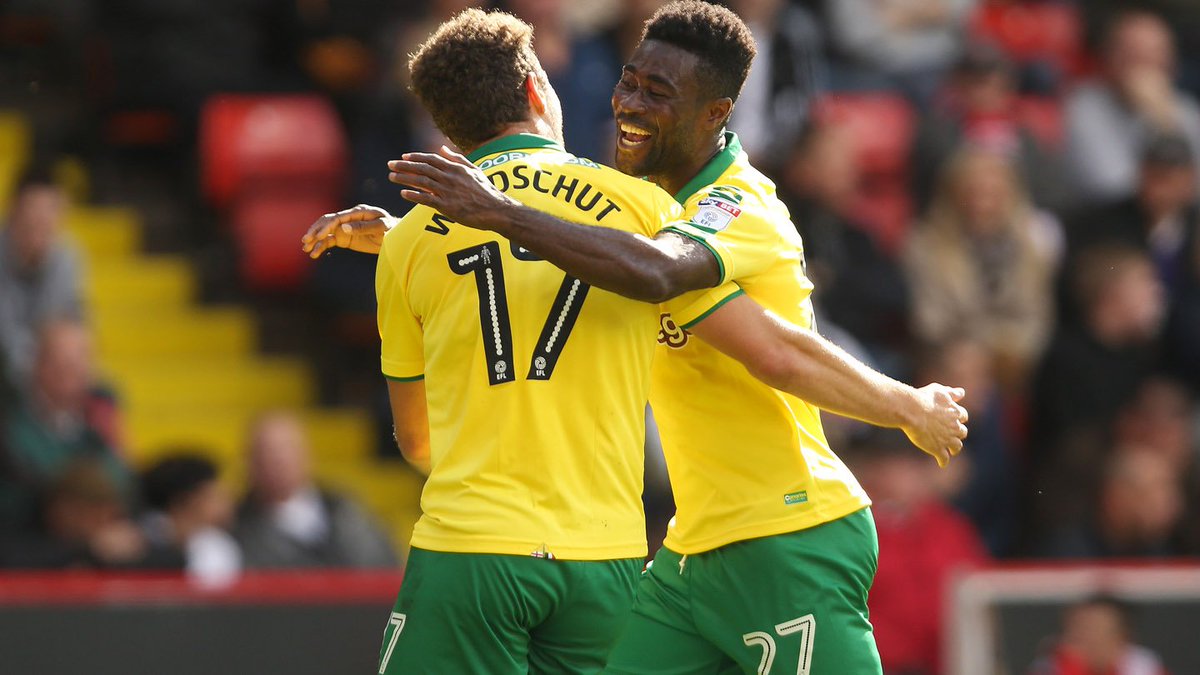 NorwichCityFC's tweet photo. FULL-TIME! #ncfc
City dig deep as @yanicw33's first half strike gives them a superb 1-0 win at Sheffield United! 💛💚 https://t.co/F9y2QZM8I7