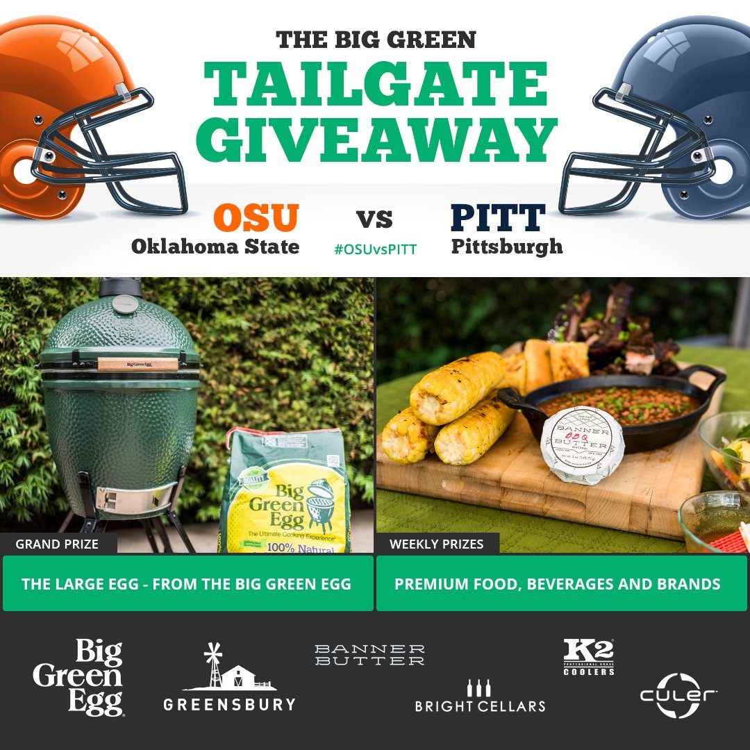 Big Green Egg On Twitter Biggreenegg Tailgate Giveaway Enter