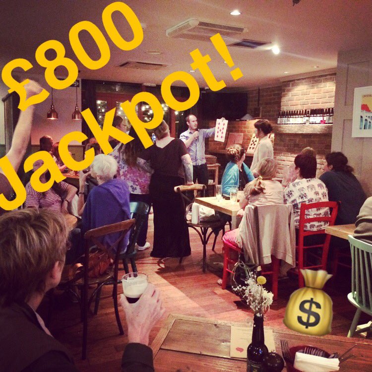 TPAPub's tweet photo. In this Monday's #quiznight we have a whopping jackpot of £800!! Grab a table on 02086550098 
#8pm #pubquiz #cashjackpot  #mondaynight #se25 https://t.co/GuyJENwOjt
