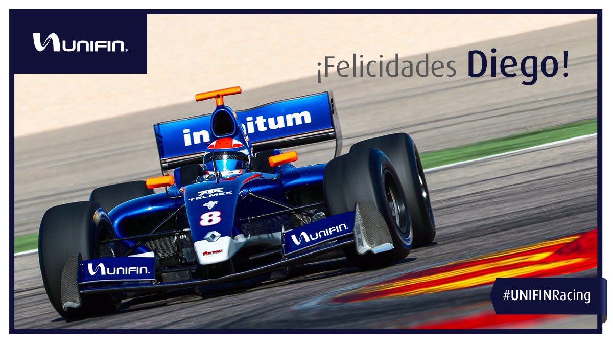 UNIFIN's tweet photo. Felicidades a @diegomenchaca_ por su primer podio en las #6hCOTA #UNIFINRacing #UNIFIN #ApoyandoAlTalentoMexicano https://t.co/nzSbnOUiwW