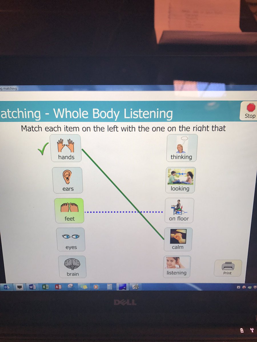 MissP_SLP's tweet photo. When you need a quick but interactive activity to review whole body listening! #boardmarker #slp #slpeeps #elementaryslp https://t.co/NxxmeVtlWE