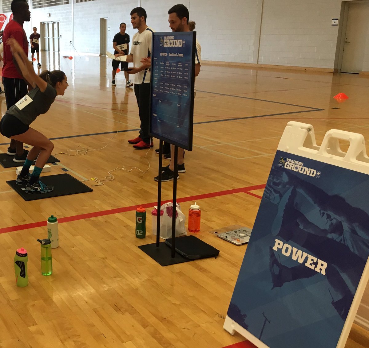 BrockRecreation's tweet photo. A look at the @RBC #RBCTrainingGrounds event being held today at @BrockUniversity by the @BrockBadgers. https://t.co/4vt4icBid9