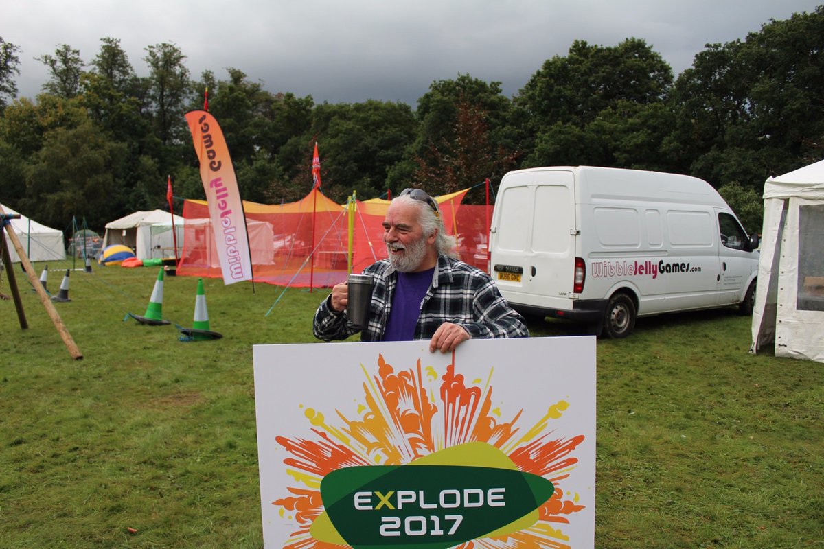 Explodecamp's tweet photo. Quick break before getting back to work #explode2017 @BerkshireScouts https://t.co/E8sCalgWi2
