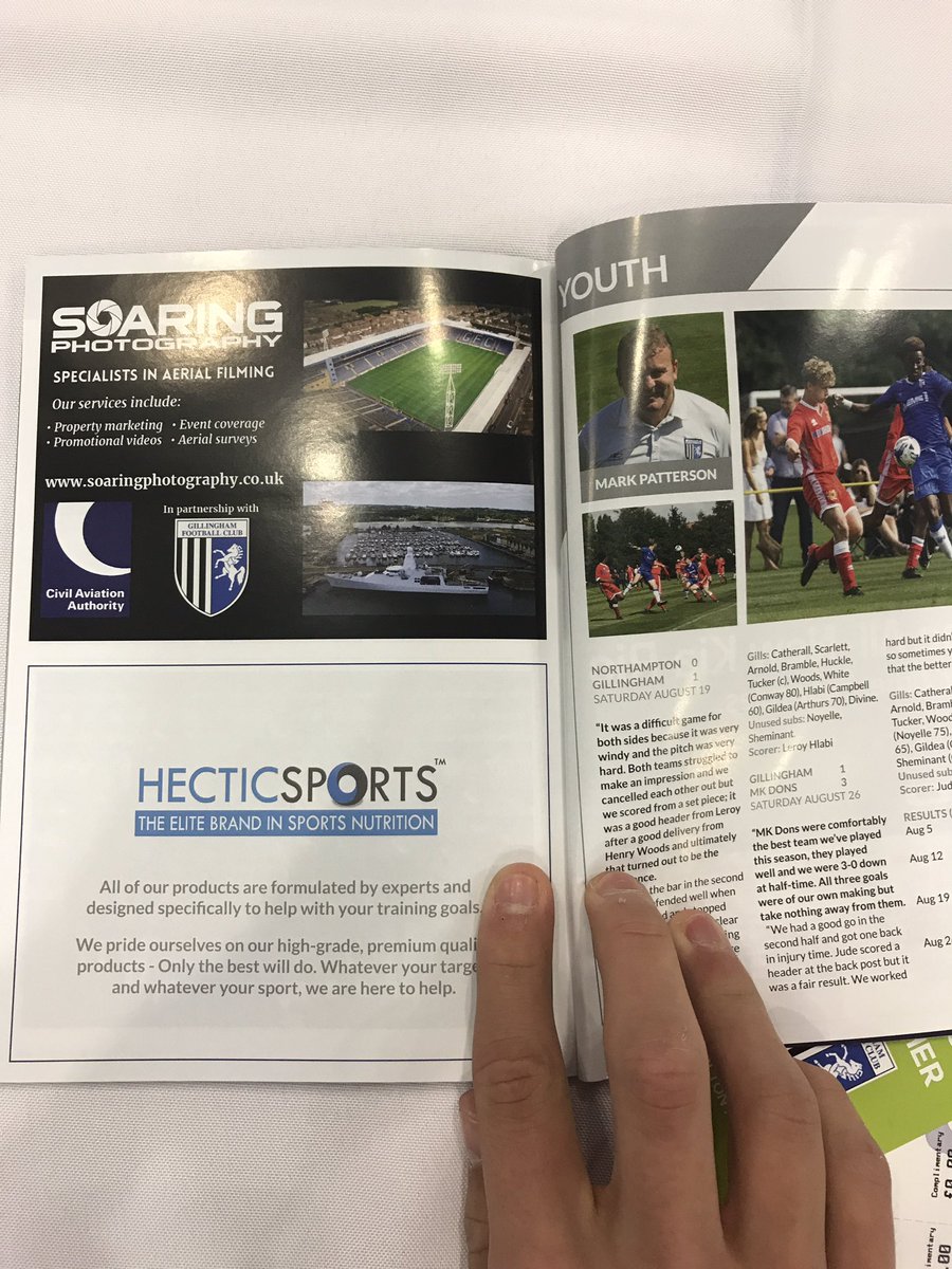 Soaring Photography (@soarphotos) on Twitter photo Thank you <a href="/TheGillsFC/">Gillingham FC</a> and <a href="/GFC_Commercial/">GFC Commercial</a> for featuring us in this weeks match day program! Thank you <a href="/TheGillsFC/">Gillingham FC</a> and <a href="/GFC_Commercial/">GFC Commercial</a> for featuring us in this weeks match day program!