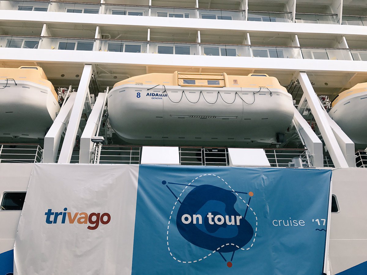 trivago bringing over 1000 employees on a boat cruise with an unknown destination #trivagoontour <a href="/Lifeattrivago/">Life at trivago</a>