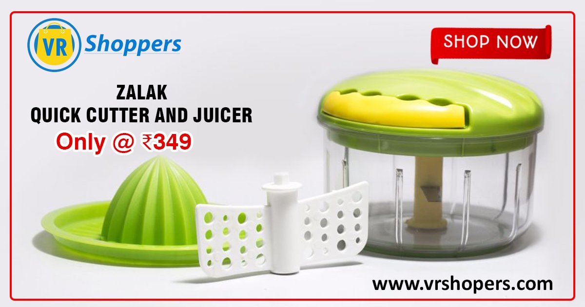 VRshopers's tweet photo. Zalak Vegetable Chopper Cum Juicer now you can buy at best price in India on #VRShoppers.#Kitchenappliances #vegetablecutter #Cutter #Juice https://t.co/zUTfyt64Q0
