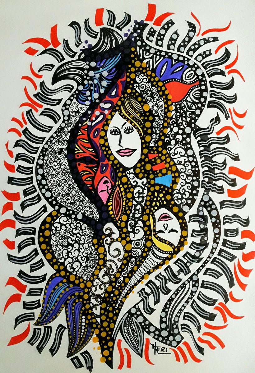 NVisualart's tweet image. &quot;Sueños, Lo difuso es propio de lo intangible&quot;
@eddingArg 
#edding850 #edding400 #300 #draw #markers #art #design #liveart #artist #grafic