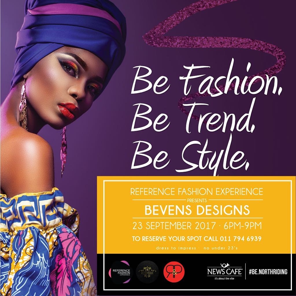 CloudNineModels's tweet photo. Cloud Nine Models will be showcasing Bevens Designs next week Saturday at Newscafe Northriding 

#ReferenceOnline #CloudNineModels https://t.co/Y1wzGNZZOd