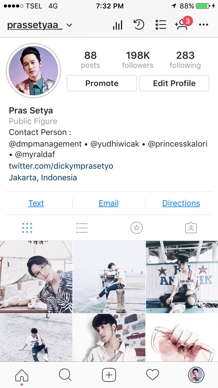Dicky Prasetya on X: "Hai semua ini username instagram aku ganti yaaaaaa..  jadi @prassetyaa_ jadi kalo cari langsung @prassetyaa_  https://t.co/kU7H8ElzXa" / X