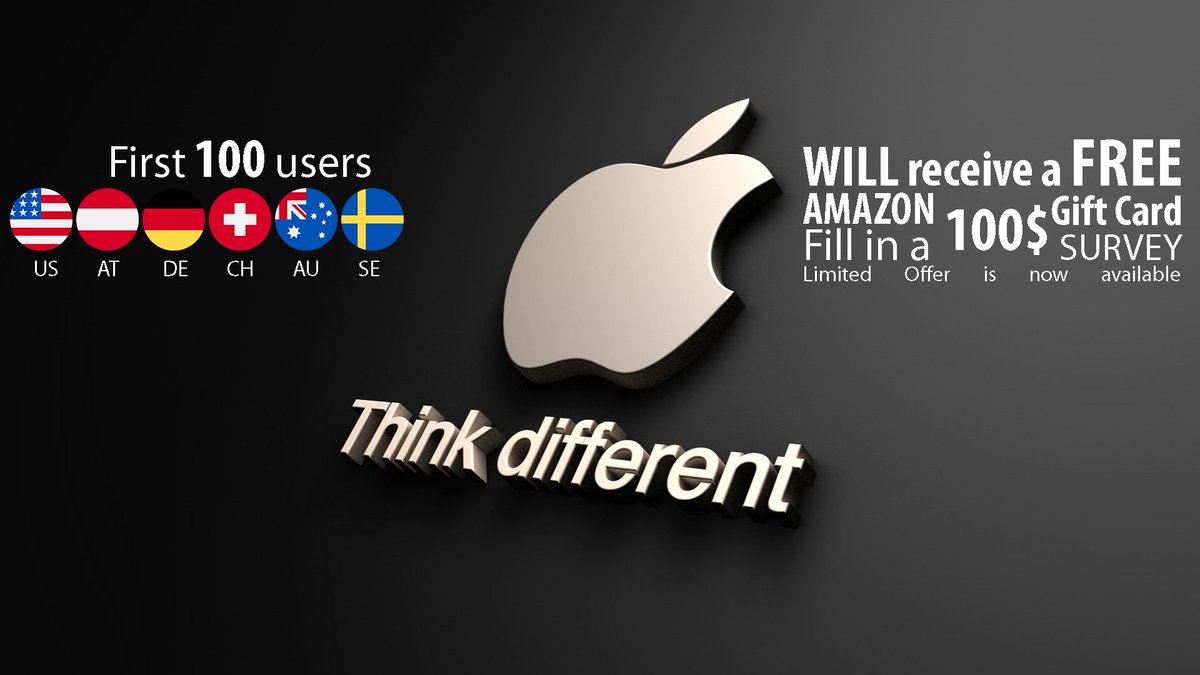 FreeAmazonpWV7n's tweet image. First 100 followers get a free $100 Amazon gift card after filling in a survey.