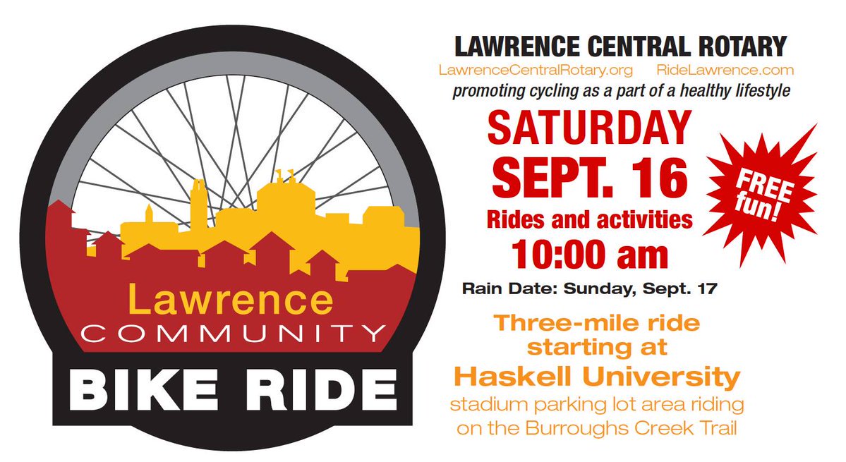 Some scattered showers around now but it looks like they will have passed by 9AM so this morning's Community Bike Ride is still on