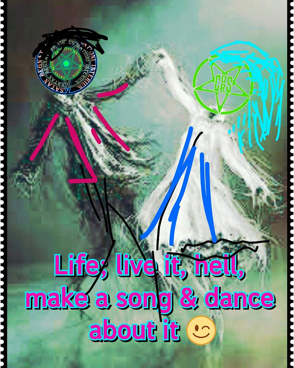 CoRS666's tweet photo. Love life, make it yours! Be happy.
#life #live #love #doasthouwilt #dance #Hailthyself #satanicpride #satanism #satan https://t.co/MFceoSkMBX