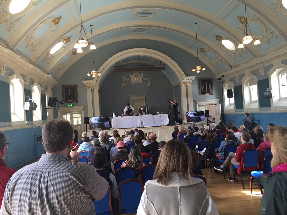 Congratulations <a href="/chef_simpson/">Ryan Simpson</a> from <a href="/Orwells_Rest/">Orwells Restaurant</a> full house at the demo. #henley #foodfestival #thff17