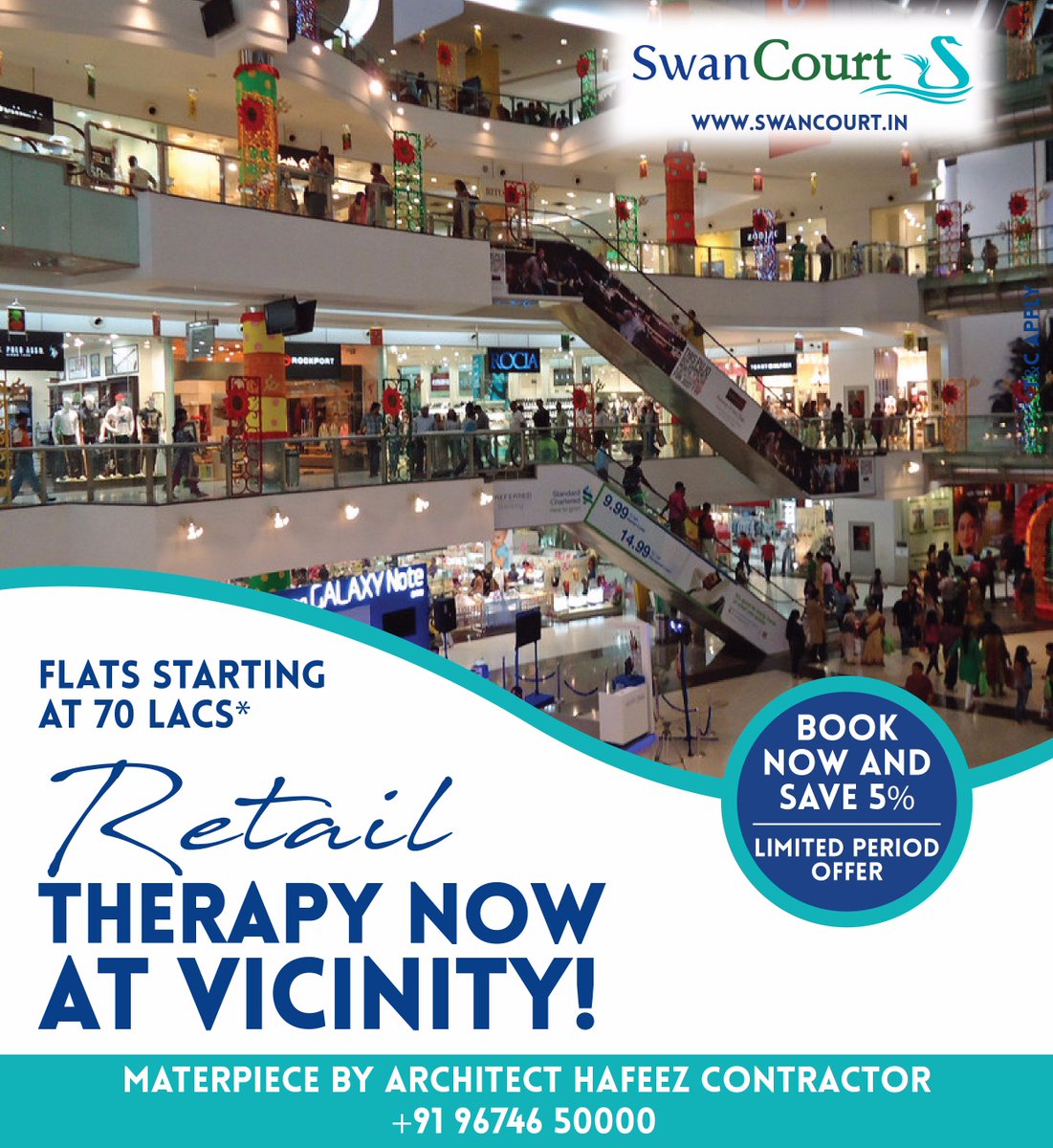 swancourtlive's tweet photo. We won't disappoint any of the shop-o-holics because City center is just 10 minutes away
Website https://t.co/OmJmFQm56f
Call @+919674650000 https://t.co/Gy7T75RDxc