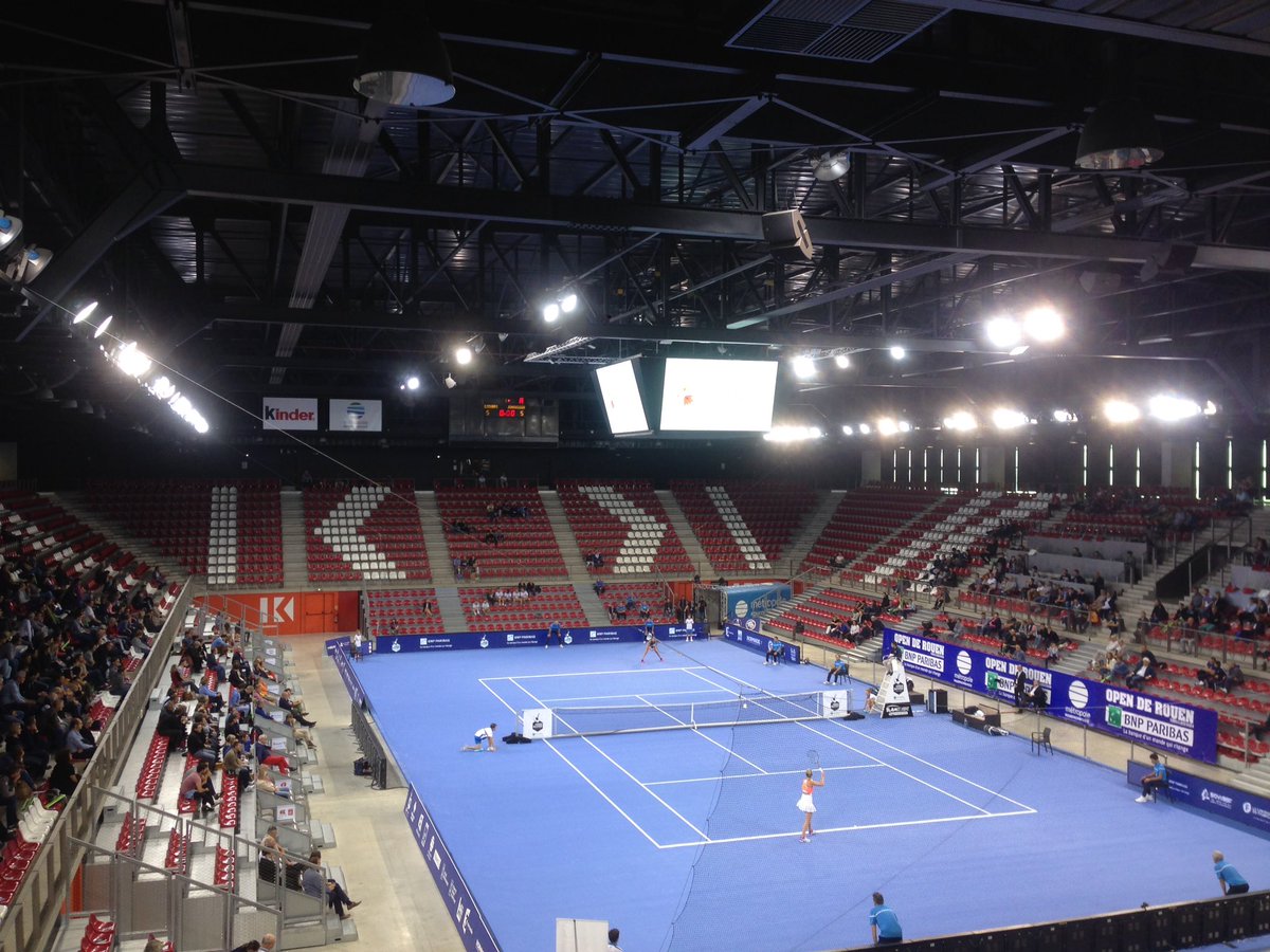 BePerformanceFr's tweet image. Salma DJOUBRI concède le premier set 6-7 en demi de l' @OpenRouen